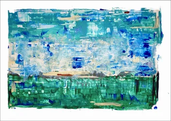 Horizon bleu-vert serein