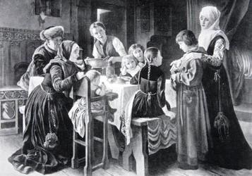La jeunesse de Martin Luther, illustration tirée de « L