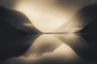 Reflet sur le Misty Fjord
