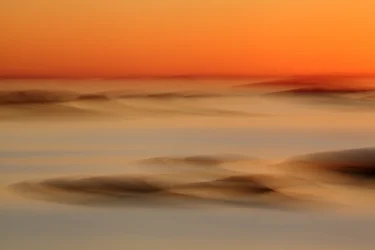 Abstrait du désert orange