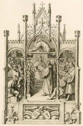 Luther priant