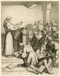 Martin Luther donne des conférences à l