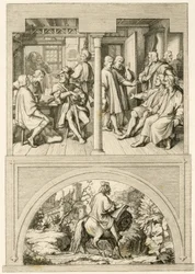 Plusieurs images de la vie de Martin Luther