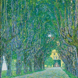 Allée du parc du château de Kammer