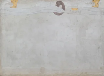 Frise Beethoven : Le désir de bonheur - Panneau 1, mur long gauche
