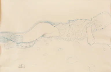 Femme semi-nue, vers 1908
