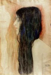Fille aux cheveux longs, 1898-99