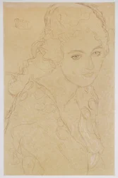 Étude pour le tableau Portrait Ria Munk III