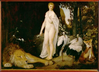 Le conte de fées (huile sur toile)