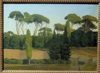 Dans les jardins de la Villa Borghese