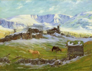 Soleil du matin sur la montagne, Vaga