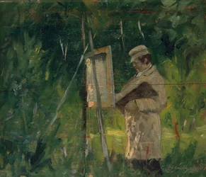 Peintre au chevalet