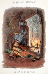 Fables de La Fontaine : Le singe et le chat, d