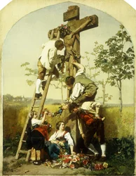 Décoration du sanctuaire, 1854