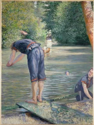 Baigneurs - Bathers (oil on canvas)