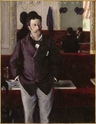 Dans un café, 1880