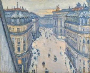 Rue Halévy, vue du septième étage