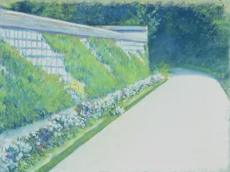 Le mur du jardin potager, Yerres