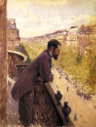 Homme au balcon