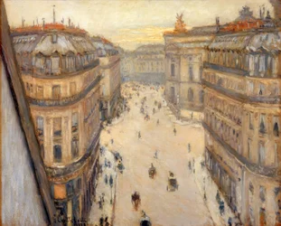 Rue Halévy, vue d’un sixième étage