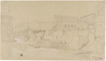 Ville italienne sur une rivière