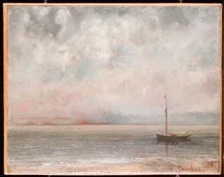 Nuages sur le lac Léman, 1875