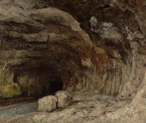 Grotte de Sarrazine près de Nans-sous-Sainte-Anne, c.1864