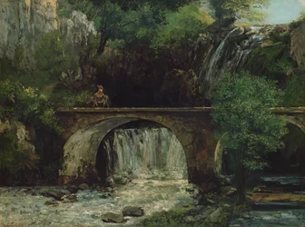 Paysage avec pont