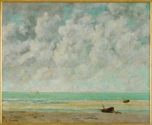 Mer calme - Qiet sea (huile sur toile)