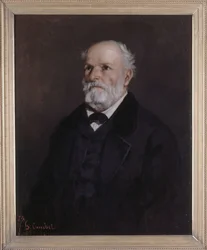 Portrait de Régis Courbet, père de l
