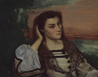 Rêverie Portrait de Gabrielle Borreau, 1862