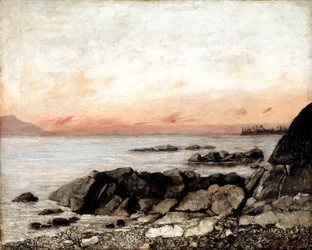 Coucher de soleil, Vevey, Suisse
