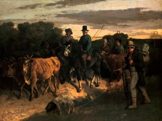Les Paysans de Flagey, 1855