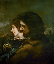 Les amants heureux (huile sur toile)