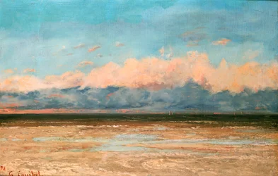 La mer à Palavas, 1870