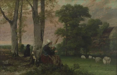 La bergère (La fileuse bretonne)