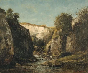 La source du Doubs, 1871
