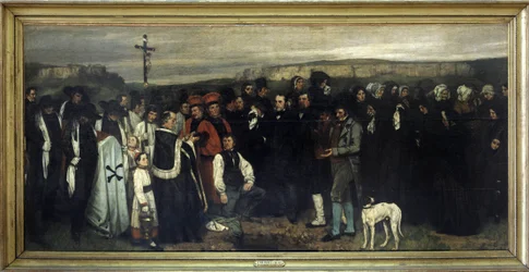 Un enterrement à Ornans - par Gustave Courbet, Musée d