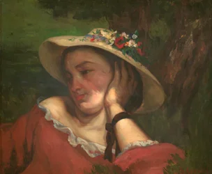 Jeunes femmes au bord de la Seine - fragment d