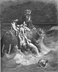 Le grand déluge (Gen. 7:11-24)