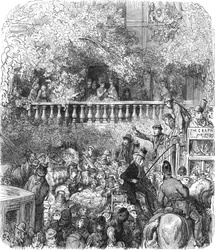 Un bloc sur la route, 1872