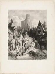 Un groupe de gardes autrichiens