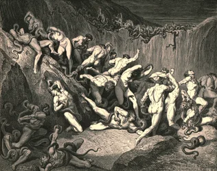 Au milieu de cette effroyable exubérance de malheur, des esprits nus couraient, ailés de peur horrifique, vers 1890