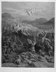 Bataille de Nicée pendant la première croisade par Gustave Doré
