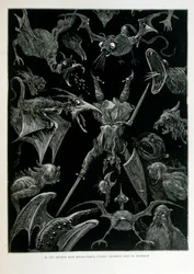 Croque-Mitaine; illustration de 1863, par Gustave Doré (1832-1883)