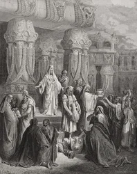 Cyrus Rendant les Vases du Temple, illustration de 