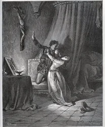 Don Fernand déclare sa flamme à Dorothée - de "Don Quichotte de la Manche" de Miguel Cervantes