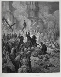 Entrée des Croisés à Constantinople lors de la Quatrième Croisade par Gustave Doré