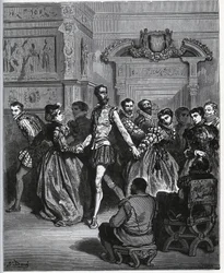 Soirée organisée après Don Antonio. Don Quichotte découvre sans apprécier les plaisirs de la danse - de "Don Quichotte de la Manche" de Miguel Cervantes