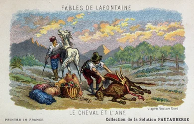 Fable de La Fontaine : le cheval et l